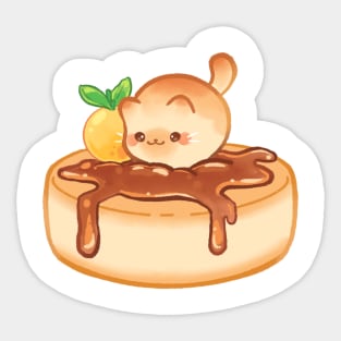 Pancake Cat Sticker